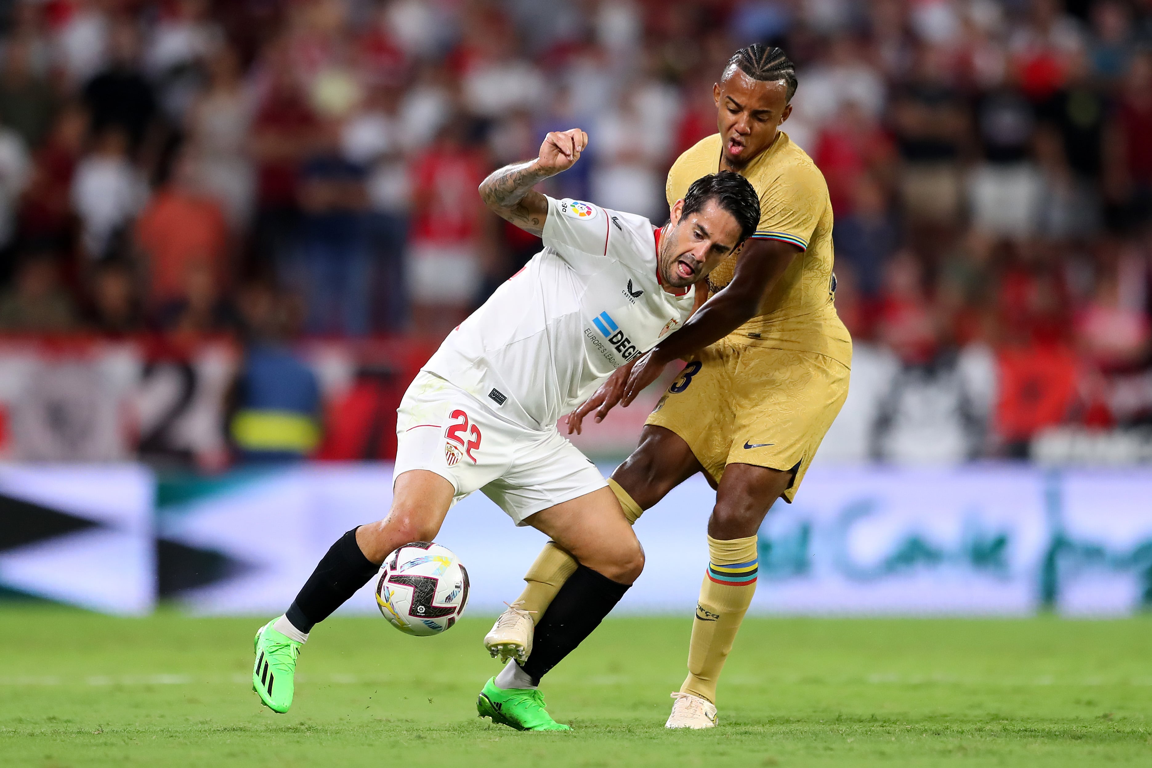 Isco, durante un partido con el Sevilla FC. (Fran Santiago/Getty Images)