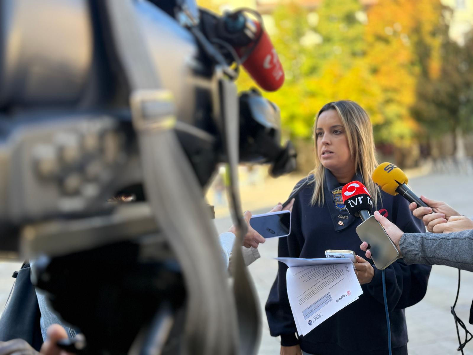 La concejala de Festejos de Logroño, Laura Lázaro