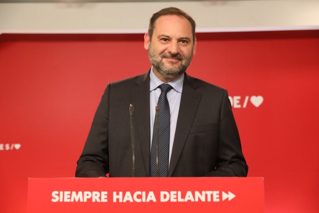 José Luis Ábalos, secretario de Organización del PSOE y ministro de Fomento en funciones 
 