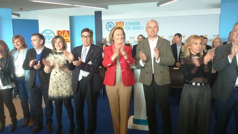 Acto de presentación de los candidatos del PP-PAR