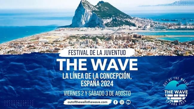 cartel anunciador del evento "The wave"