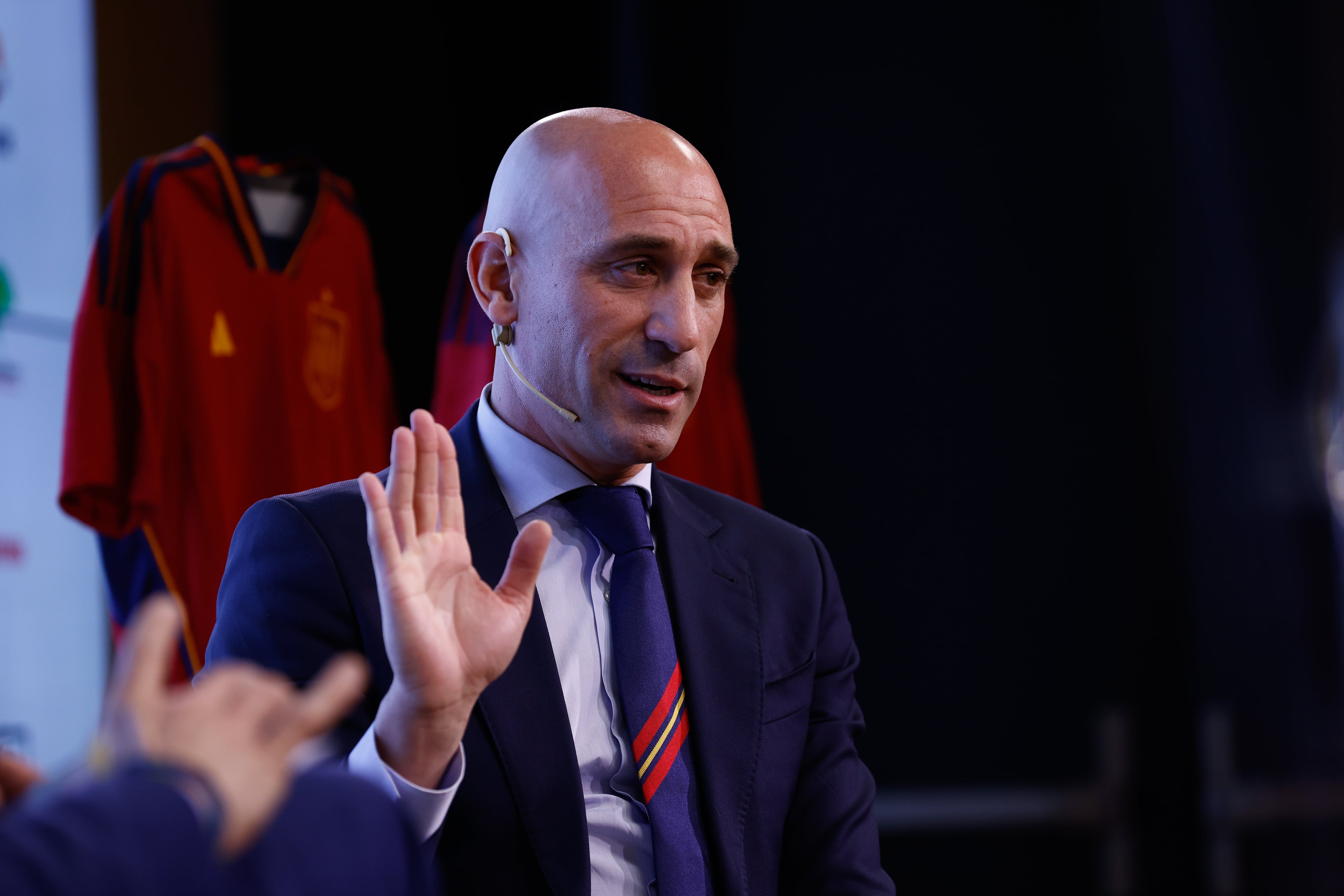 Luis Rubiales, durante los &#039;Desayunos Deporitvos&#039; de Europa Press.