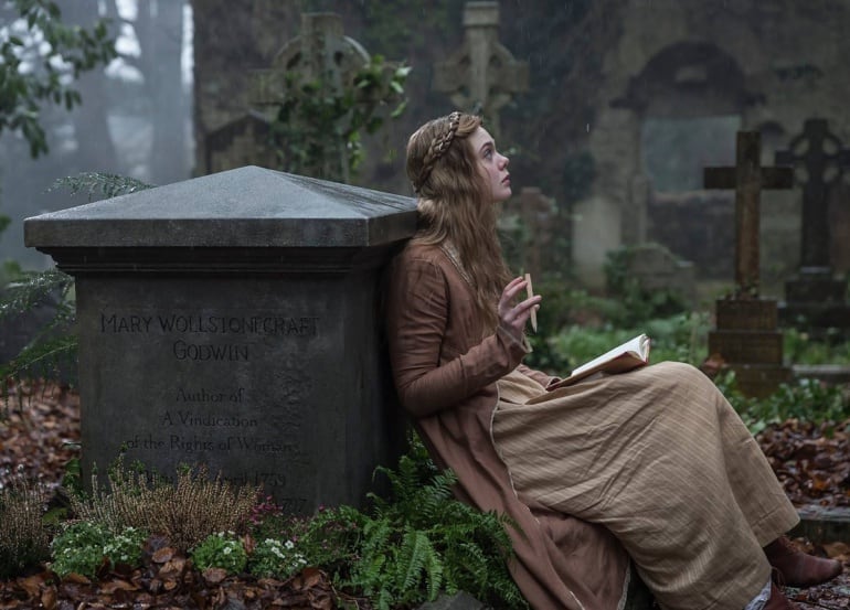 La actriz Elle Fanning en &#039;Mary Shelley&#039;