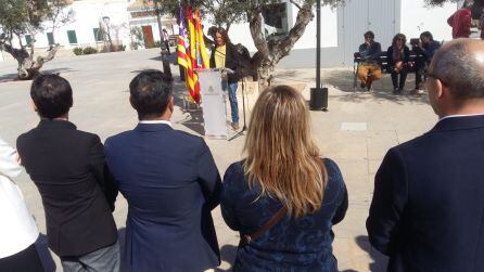 Susana Labrador durante el discurso