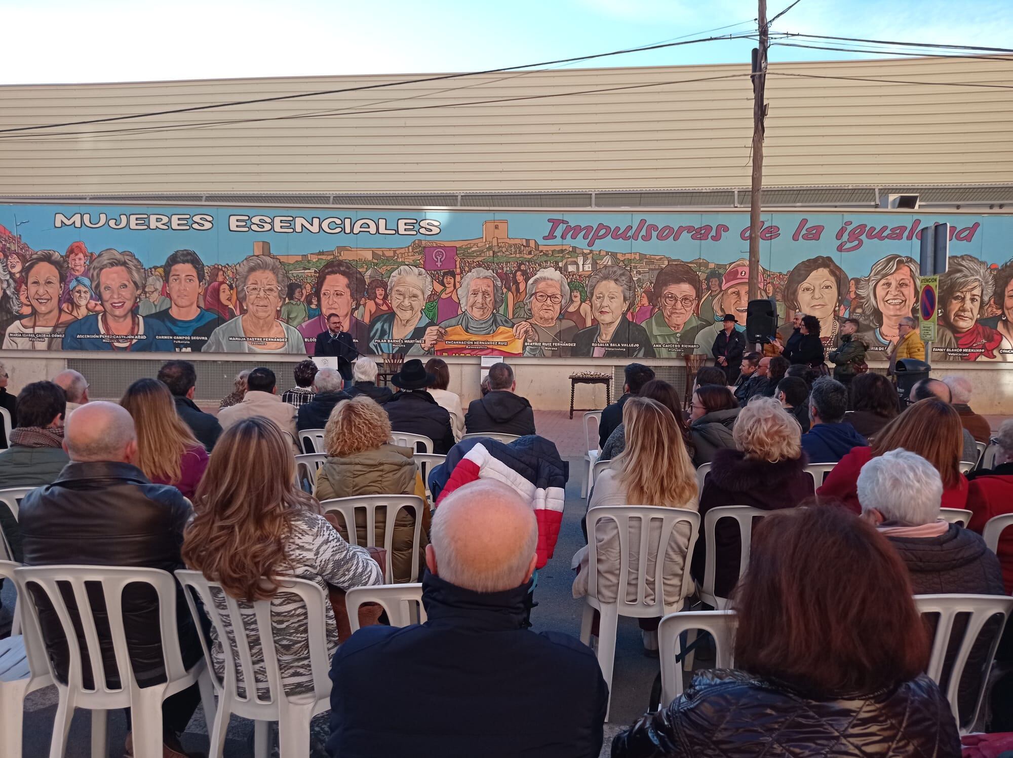 Inauguración de la segunda parte del mural &#039;Mujeres Esenciales&#039;