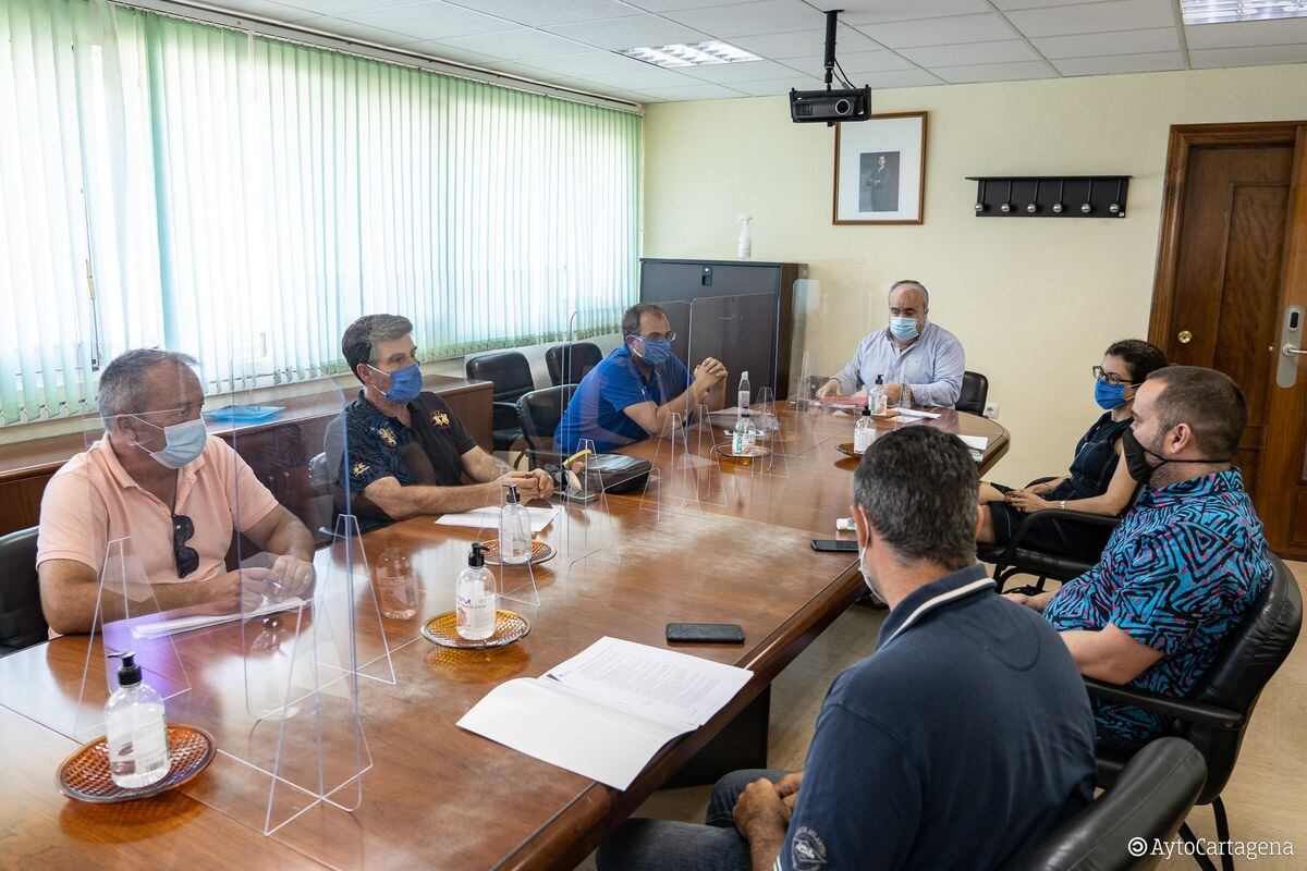 Reunión Ayuntamiento de Cartagena y hosteleros