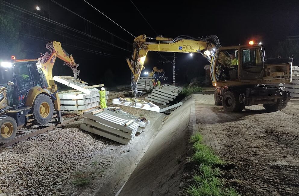 Obras tramo Castelló - Vinaròs