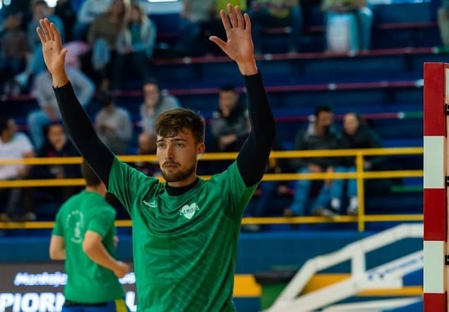 El portero David Mach, nuevo fichaje del REBI Cuenca de Balonmano.