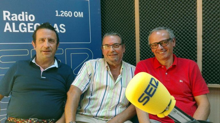 Juan Luís M. Retamino, Antonio maldonado y Javier Hernández en la Tertulia de Ciudanos.