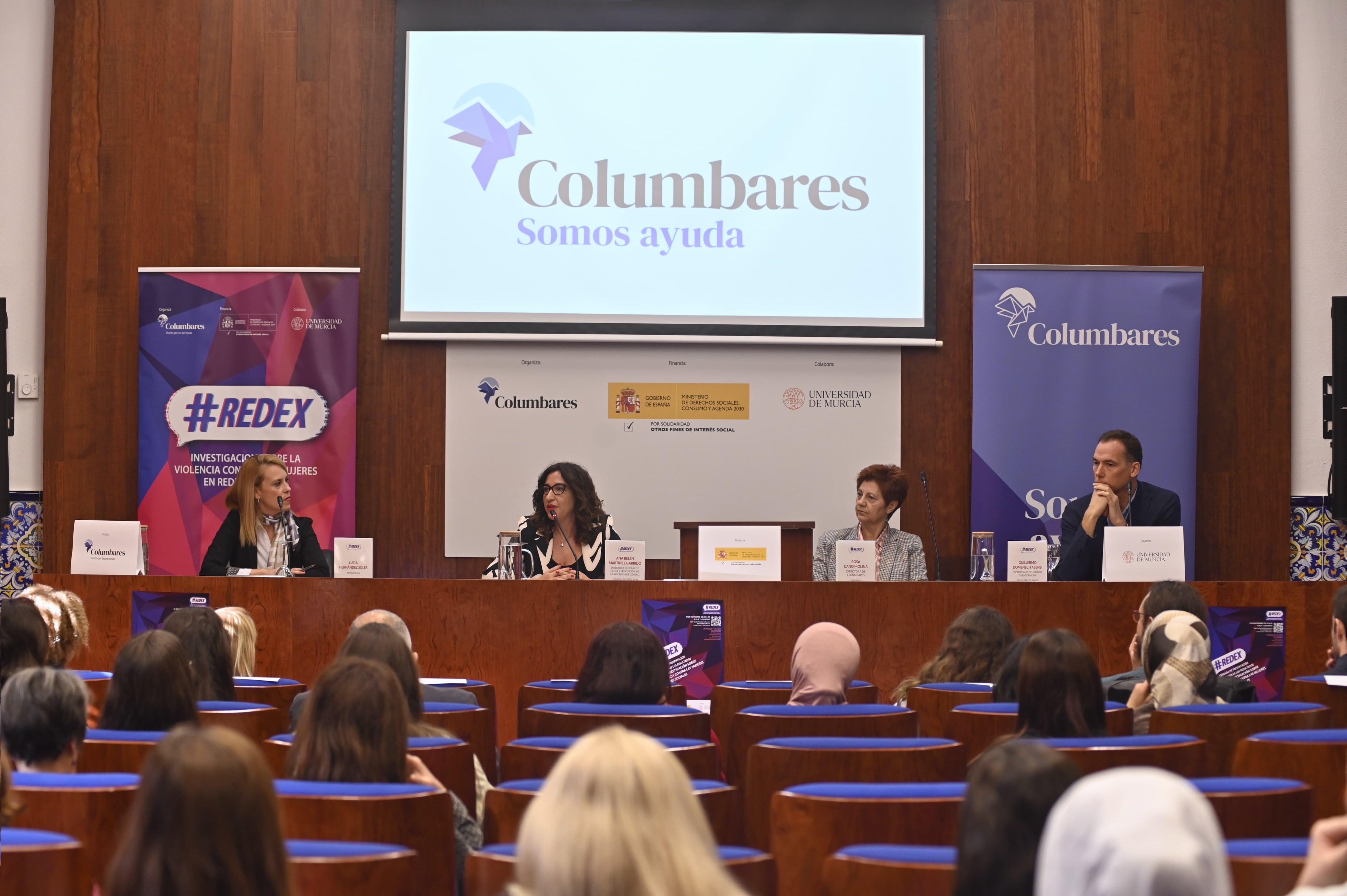 Jornada de presentación y difusión de los resultados de la investigación sobre violencia contra las mujeres en redes sociales de Columbares