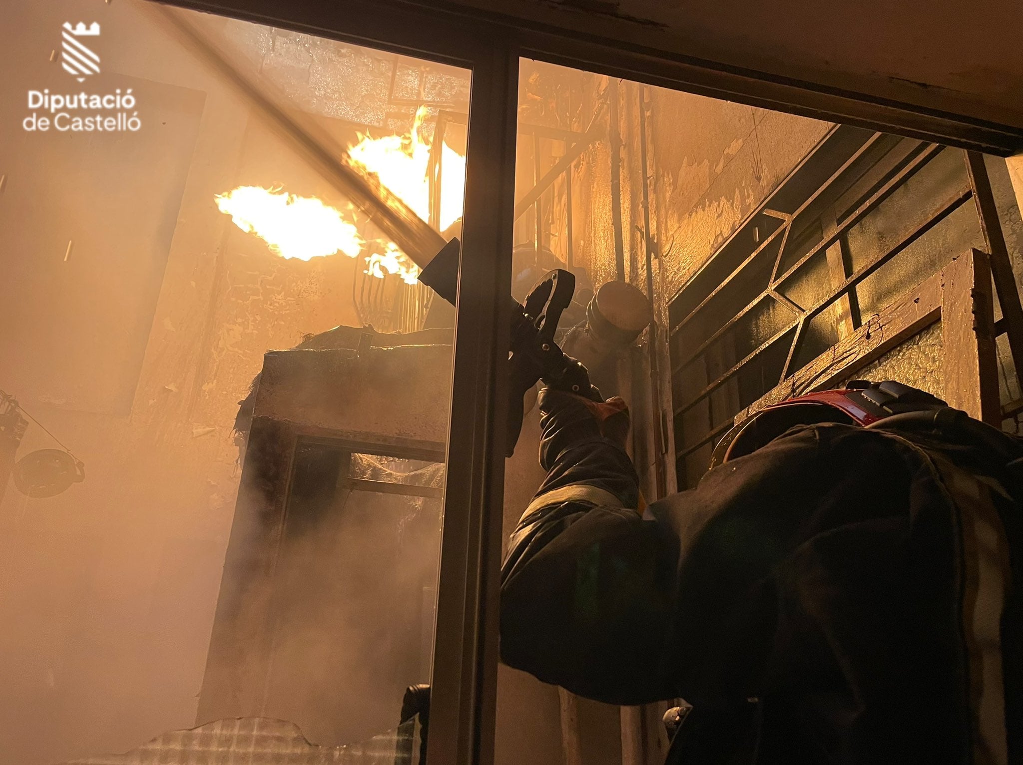 Incendio en una vivienda de Vila-real.