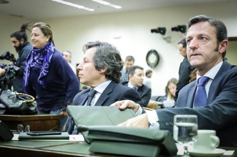 En primer término el diputado nacional por Palencia, Miguel Ángel Paniagua