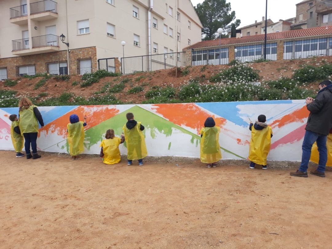 Mural en Valverde del Júcar