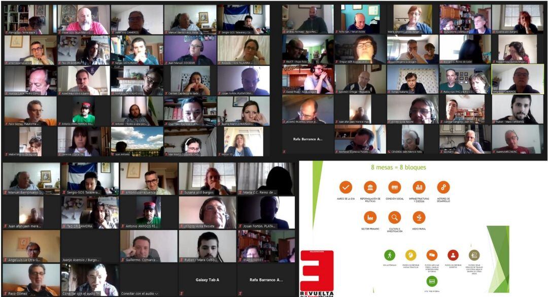 Reunión virtual España vaciada