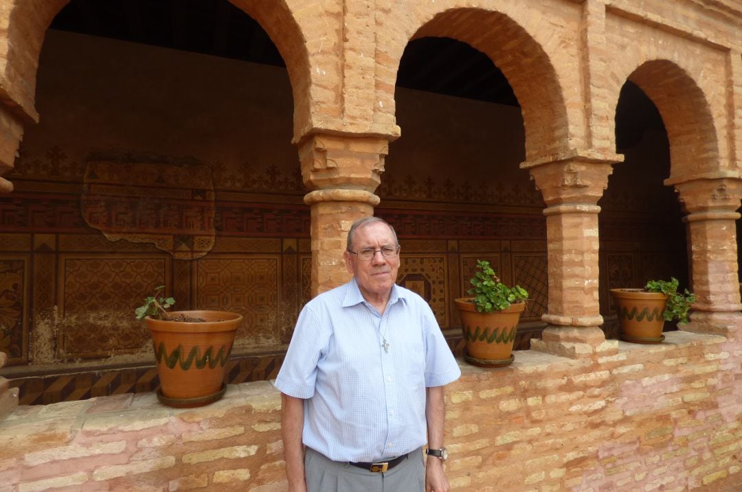 Miguel Vallecillo en el Monasterio de La Rábida