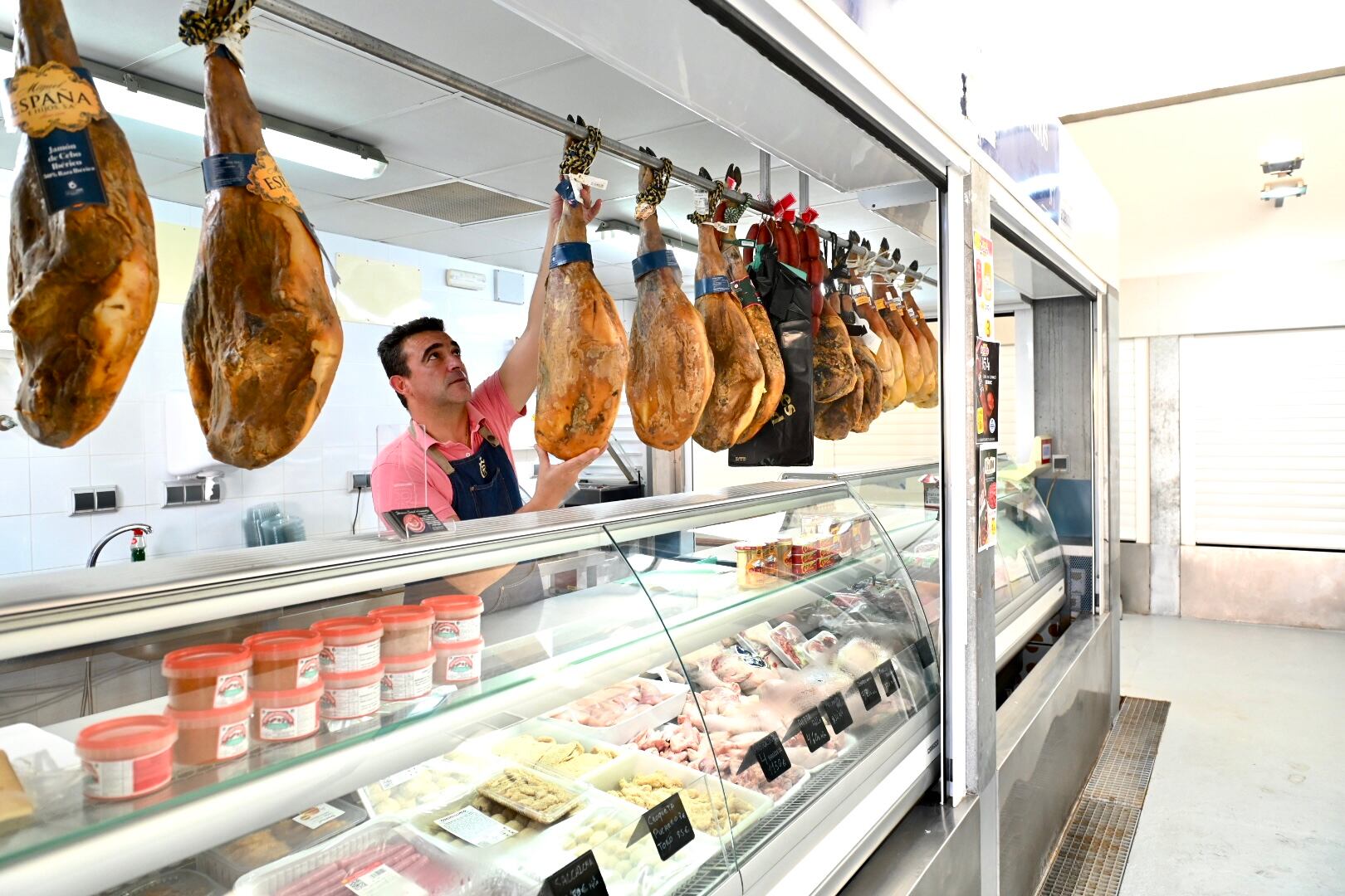 Uno de los puestos del Mercado de Federico Mayo de Jerez