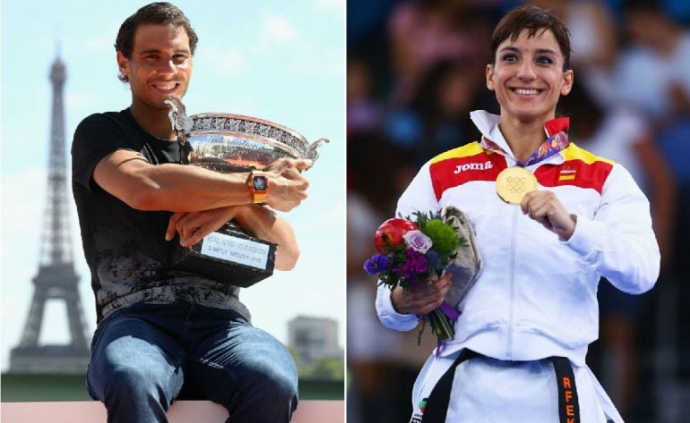 Rafa Nadal y Sandra Sánchez