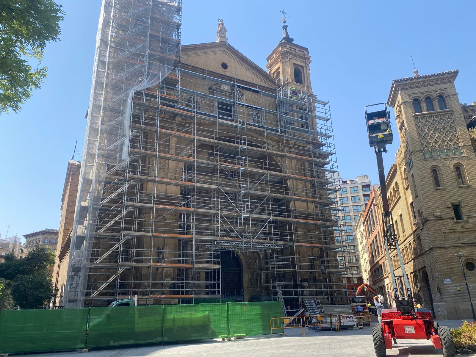 Iglesia Santa Engracia en obras