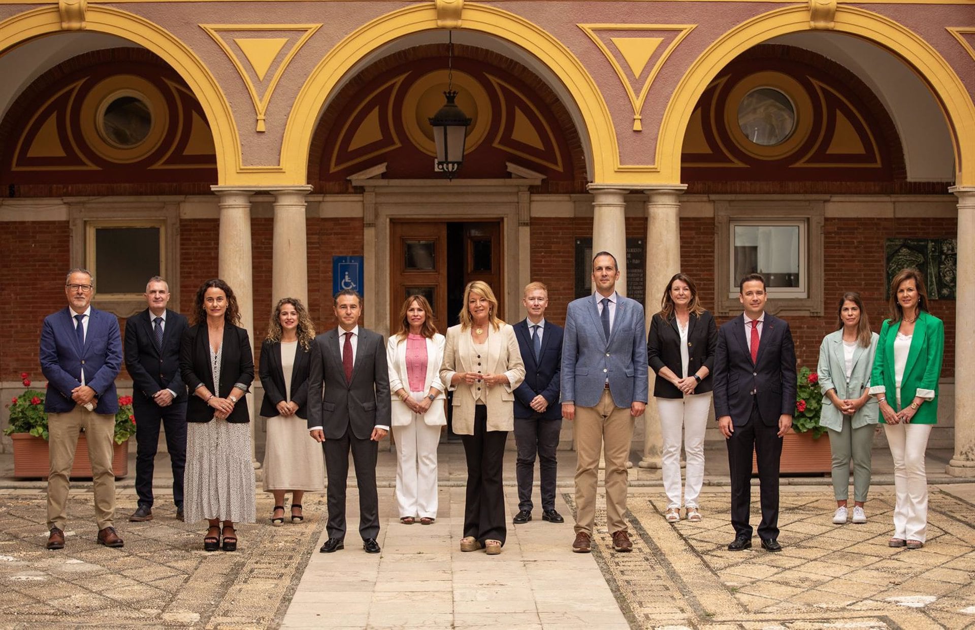 Equipo de Gobierno de Pilar Miranda (PP) en el Ayuntamiento de Huelva