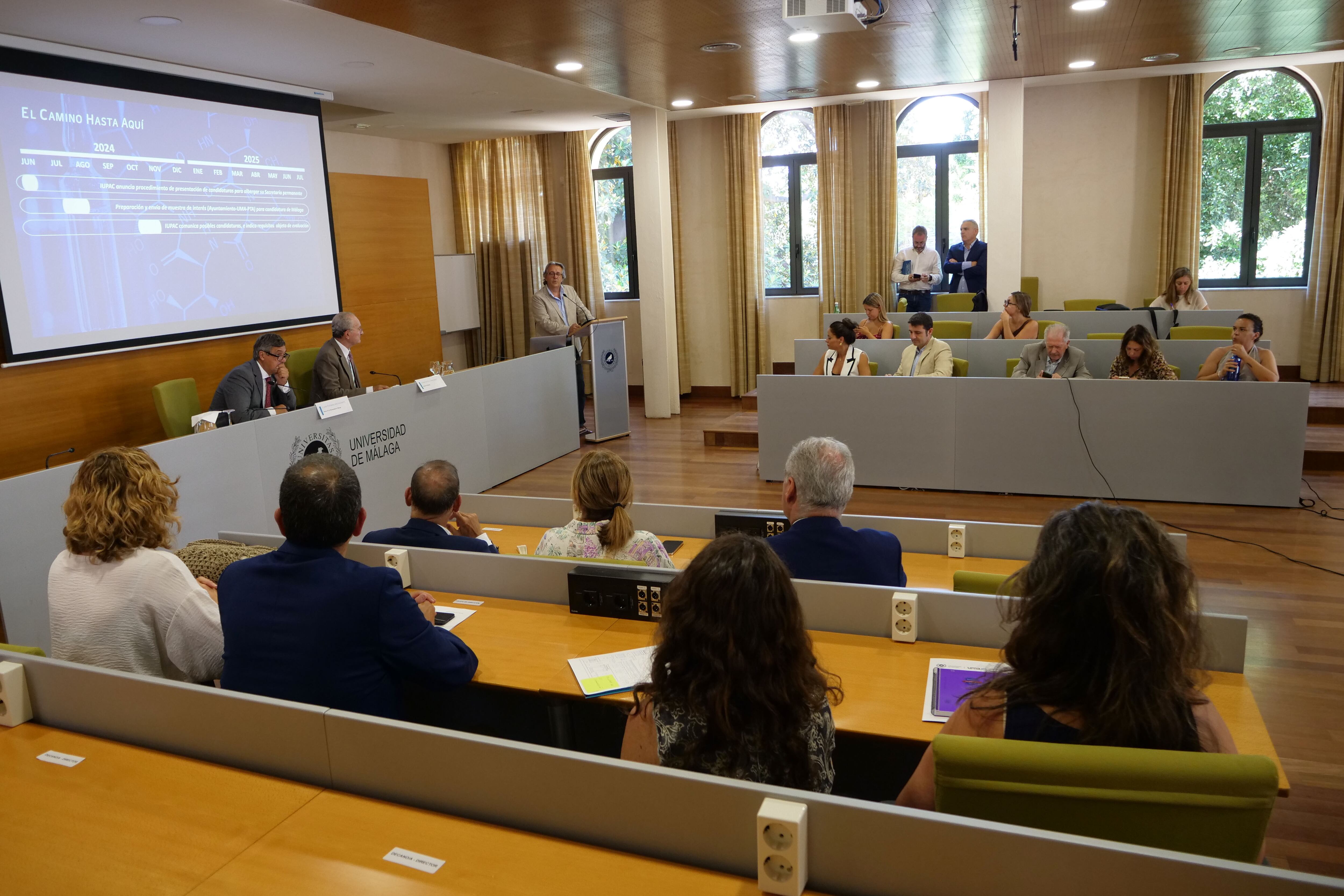 Momento de la presentación