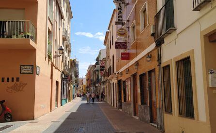 La otra cara de la calle Loreto, ayer 1 de junio.