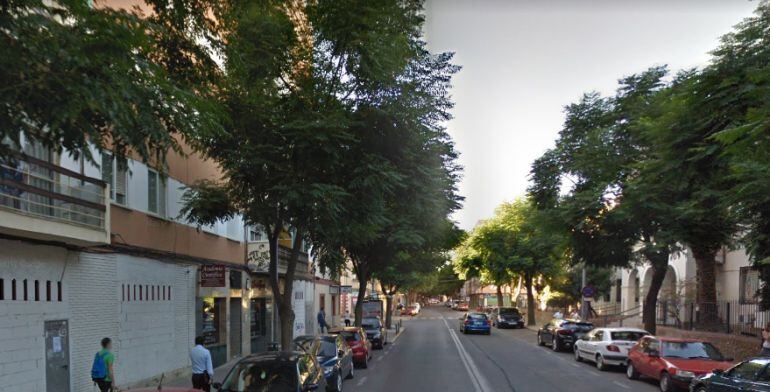 Un tramo de la calle Calatrava, donde ocurrieron los hechos