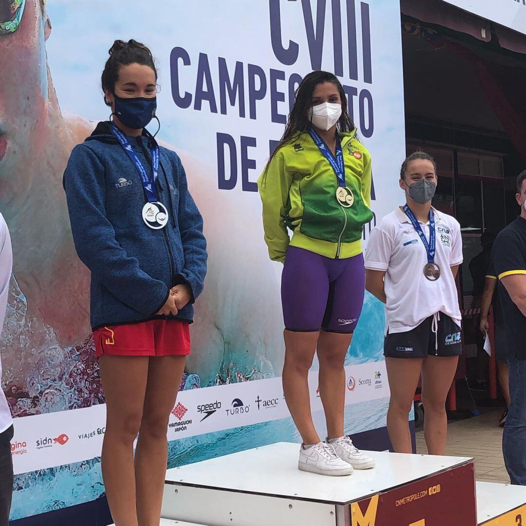 Alba Herrero ha vuelto a pisar el podio en Las Palmas de Gran Canaria