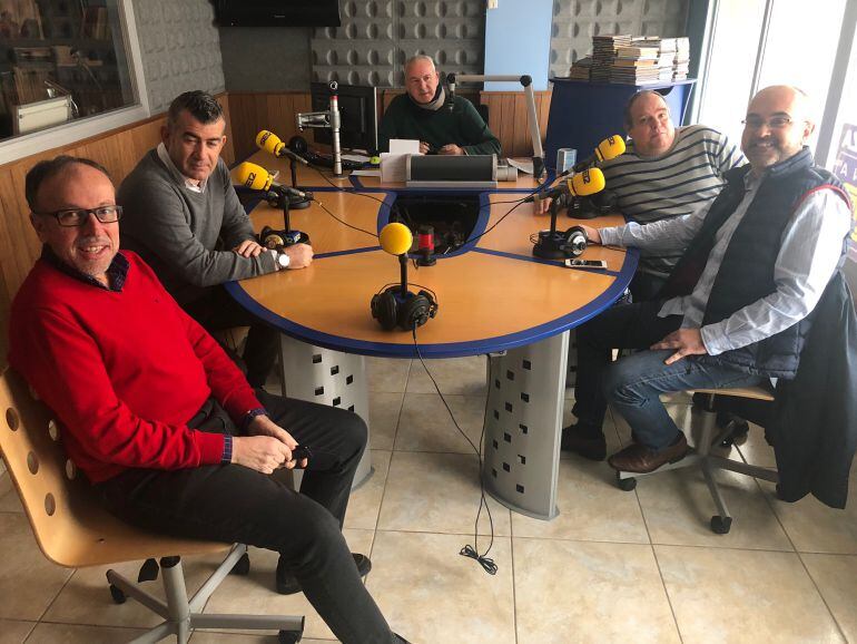 Joan Serra, Julián Aguilar, Aitor Morrás y Vicent Roig