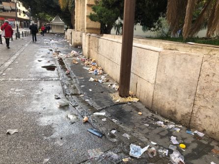 Basura este miércoles a primera hora