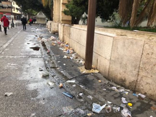 Basura este miércoles a primera hora
