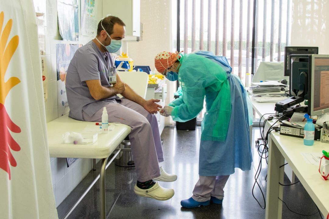 Personal del Hospital de Dénia.