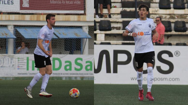 A la izquierda, Alberto Osoro; a la derecha, Alberto Sempere, nuevos convocados por Palop para la Selecció