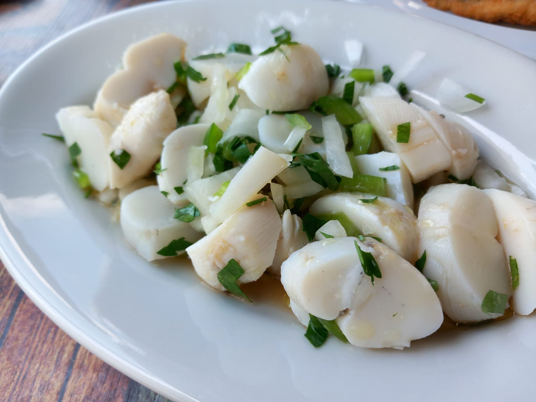 Huevos de choco aliñados