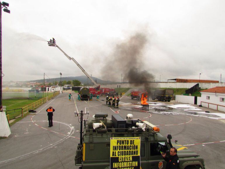 Imagen del ejercicio Curiex en 2013 en el que se simuló un accidente nuclear