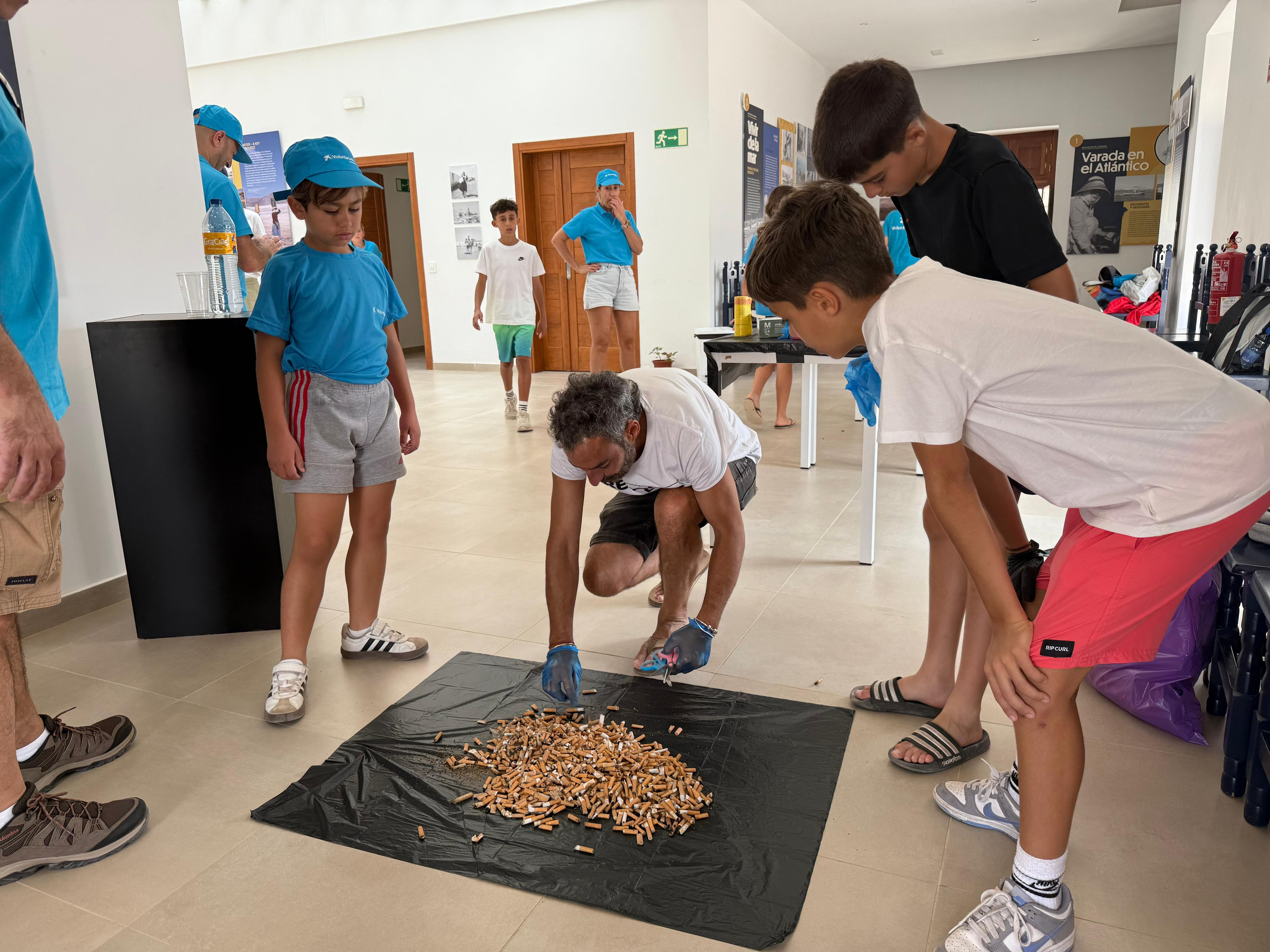 Objetos recogidos en una limpieza.