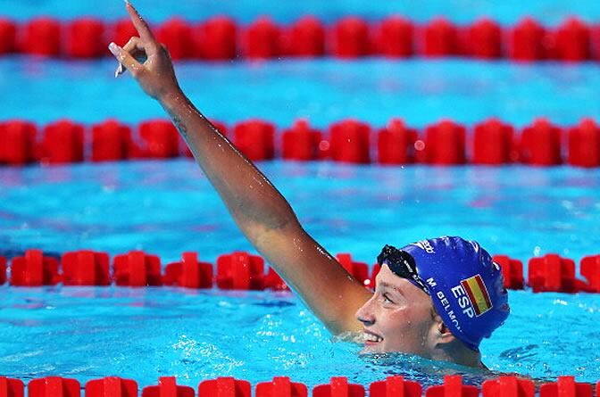 Mireia Belmonte, en los Europeos de Berlín