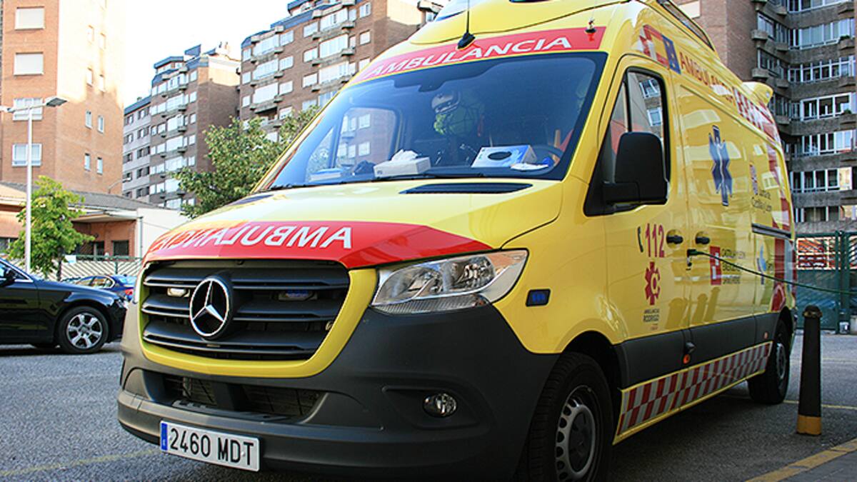 Herida una motorista tras una colisión con un turismo