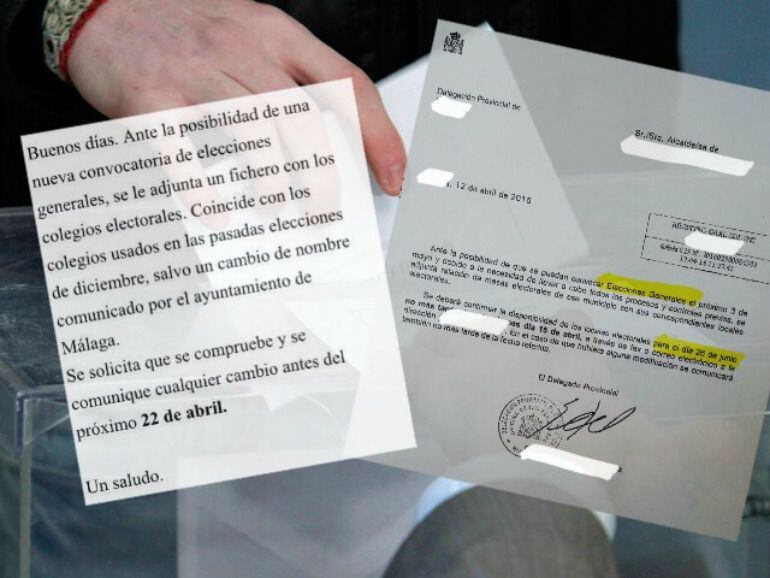 Las cartas y correos electrónicos que la Oficina del Censo ha remitido a todos los ayuntamientos de la provincia de Málaga