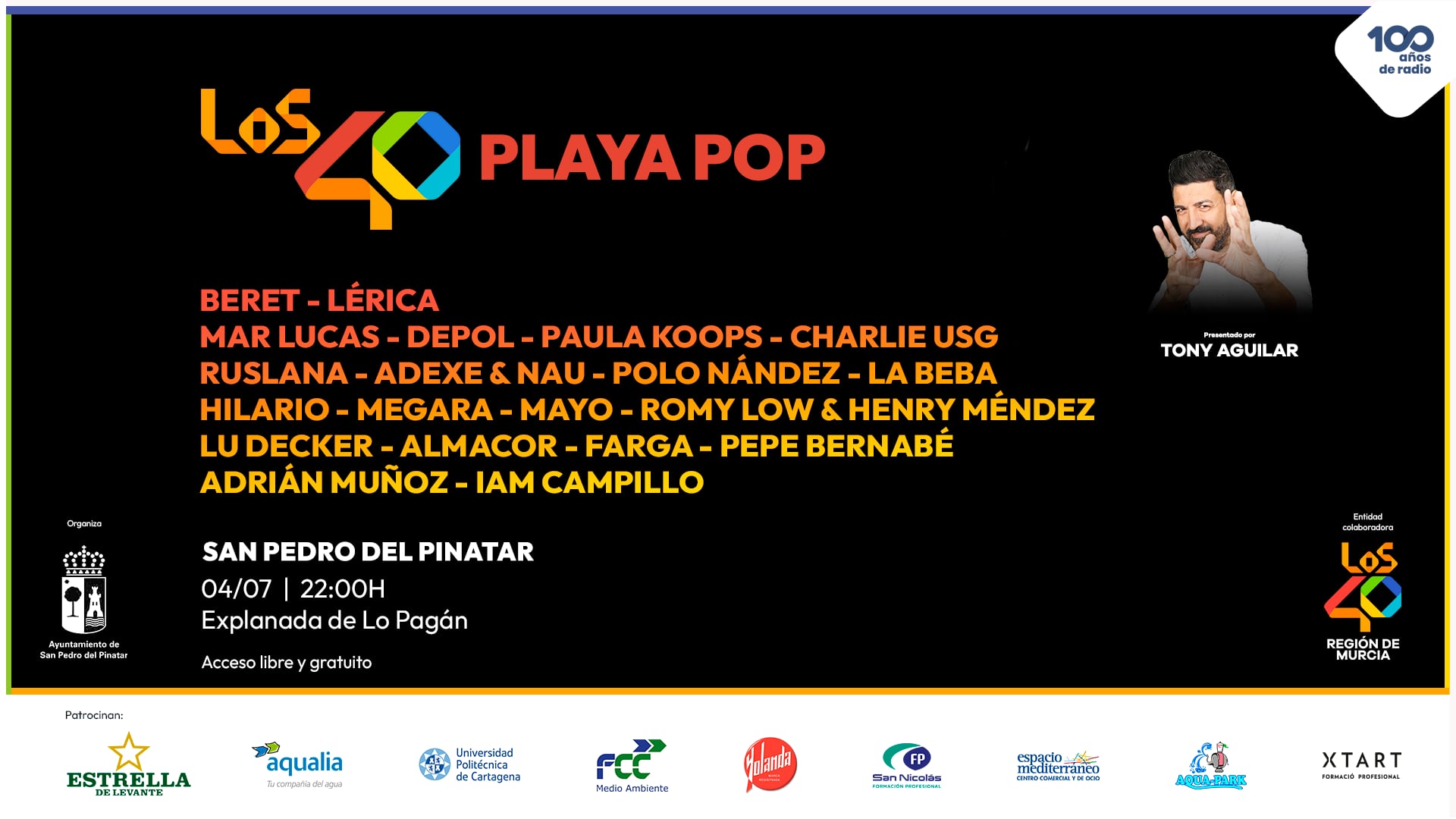 Artistas de LOS40 Playa Pop