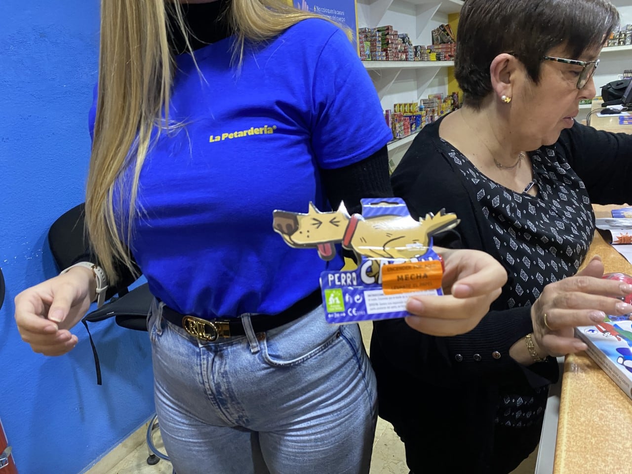 Tienda de petardos La Petardería en el barrio de Russafa de València.