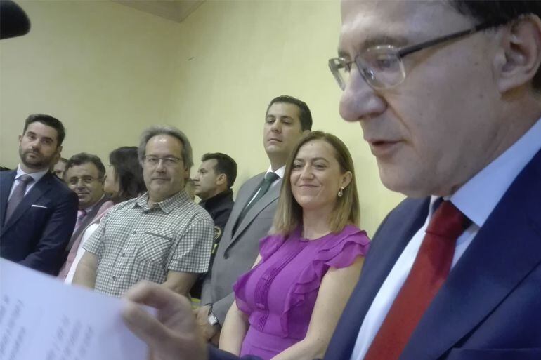 Ángel Blanco, durante su toma de psoesión como Subdelegado del Gobierno de España