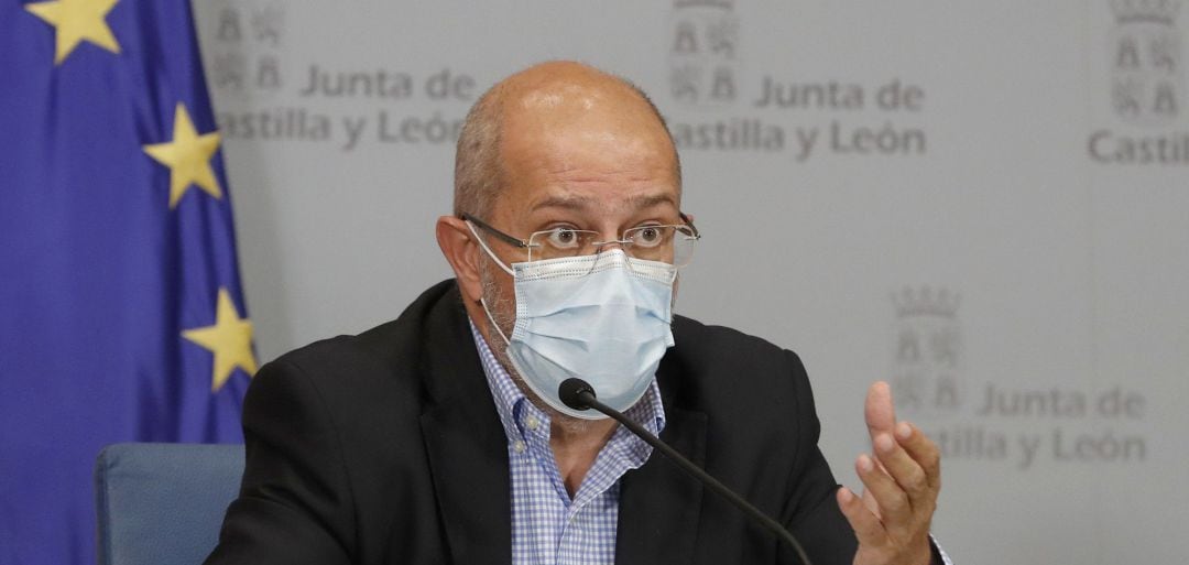 El vicepresidente de la Junta, Francisco Igea, tras el consejo de gobierno