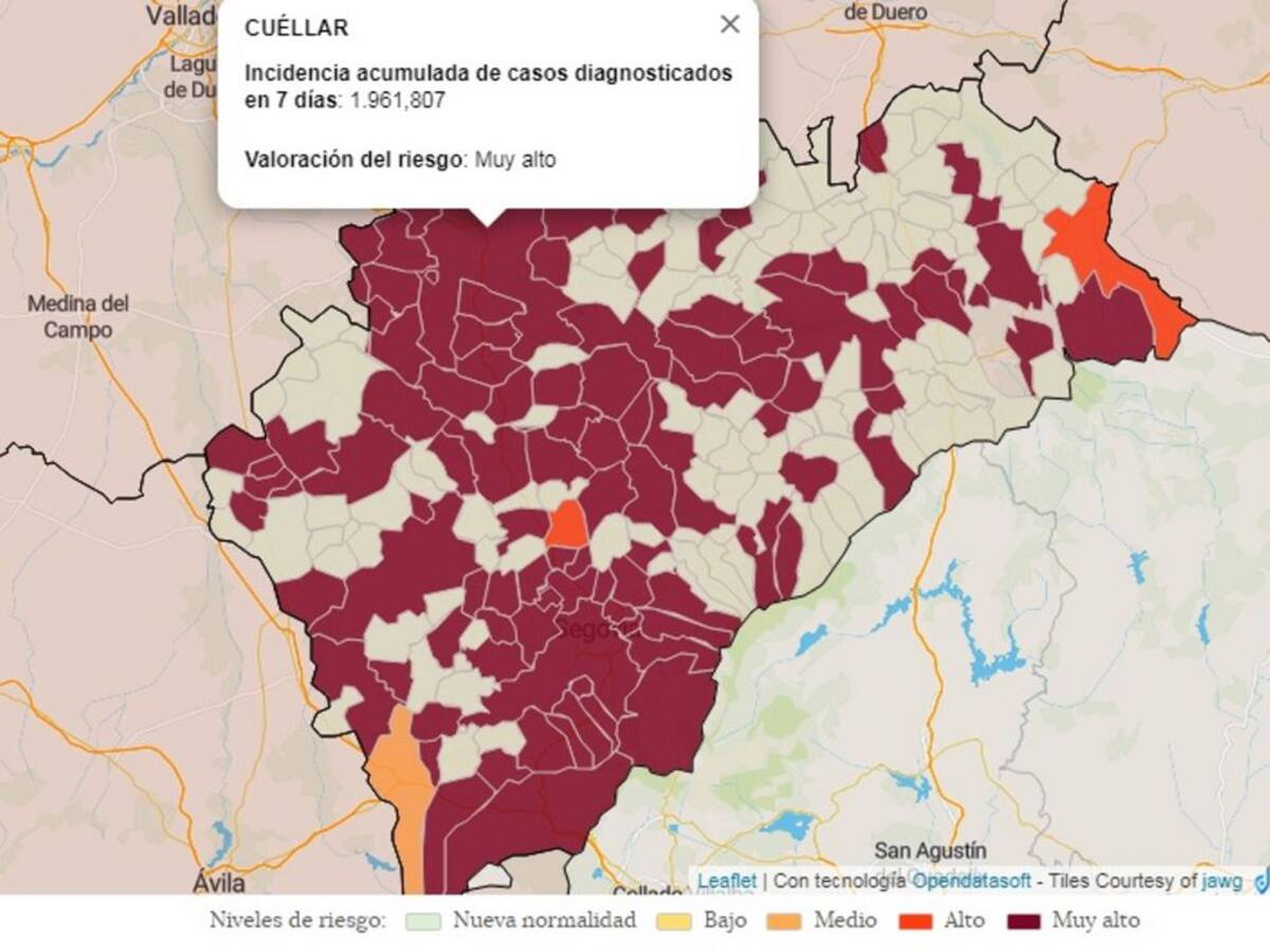 La provincia de Segovia suma 32 nuevos brotes