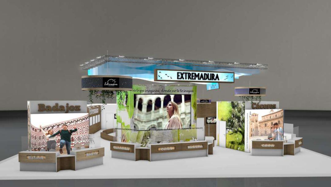 Stand de Extremadura en fitur