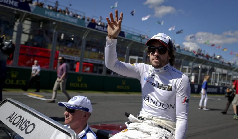 Fernando Alonso en el Gran Premio de Australia 