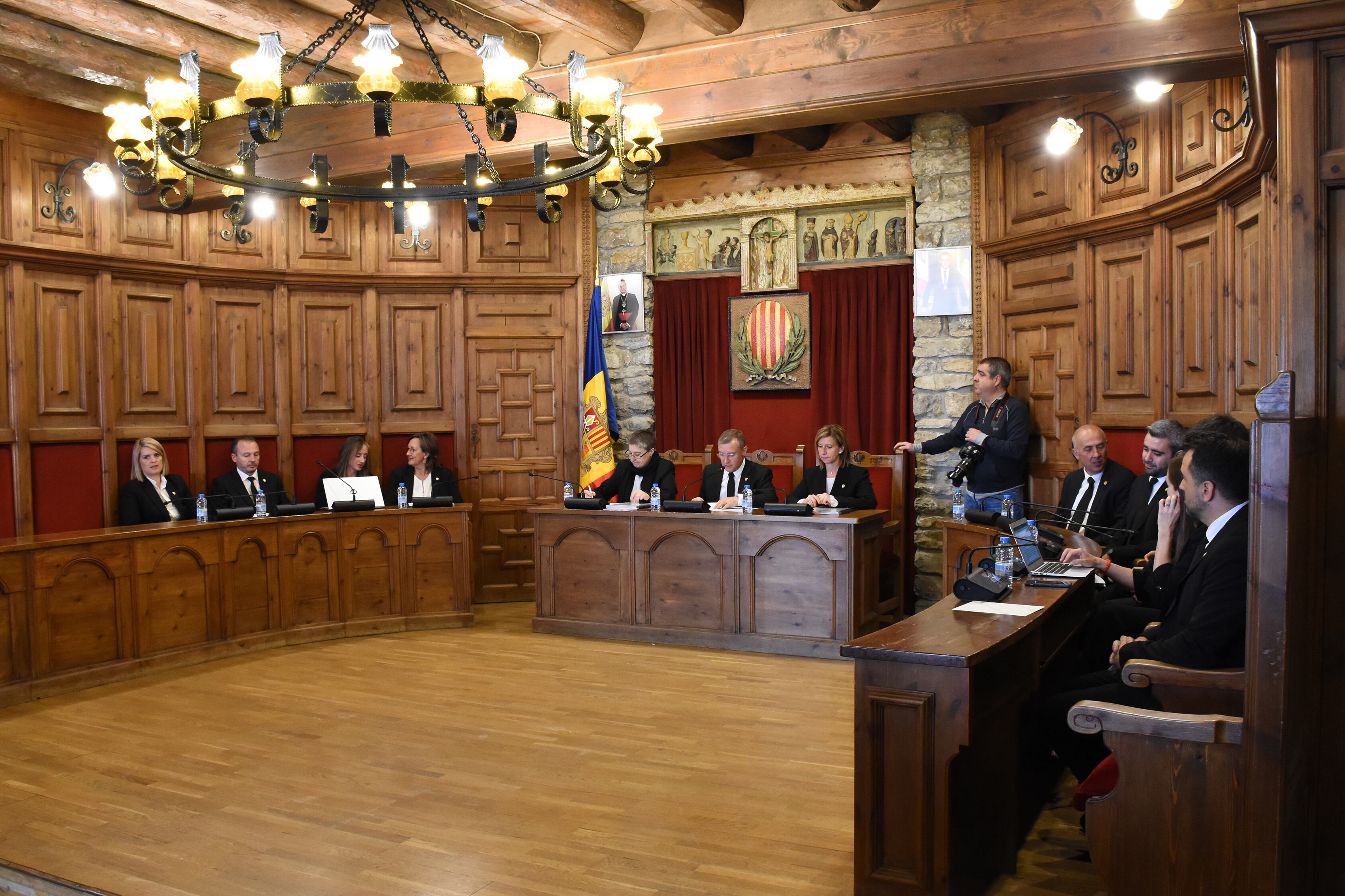 La sessió ordinària del consell de comú de Sant Julià de Lòria d&#039;aquest dijous.