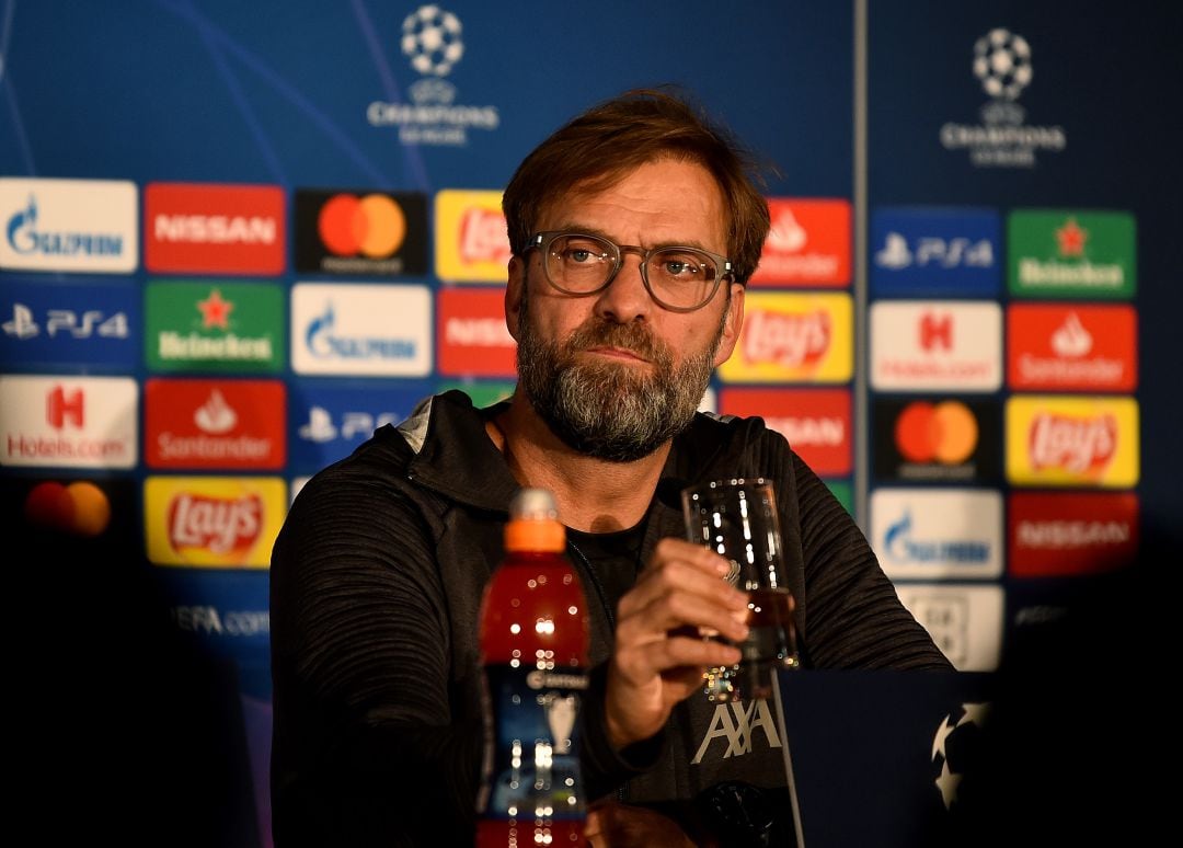 Jürgen Klopp, en la rueda de prensa previo al Red Bull Salzburg-Liverpool