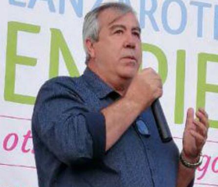 Ramiro Muñóz en la campaña electoral.