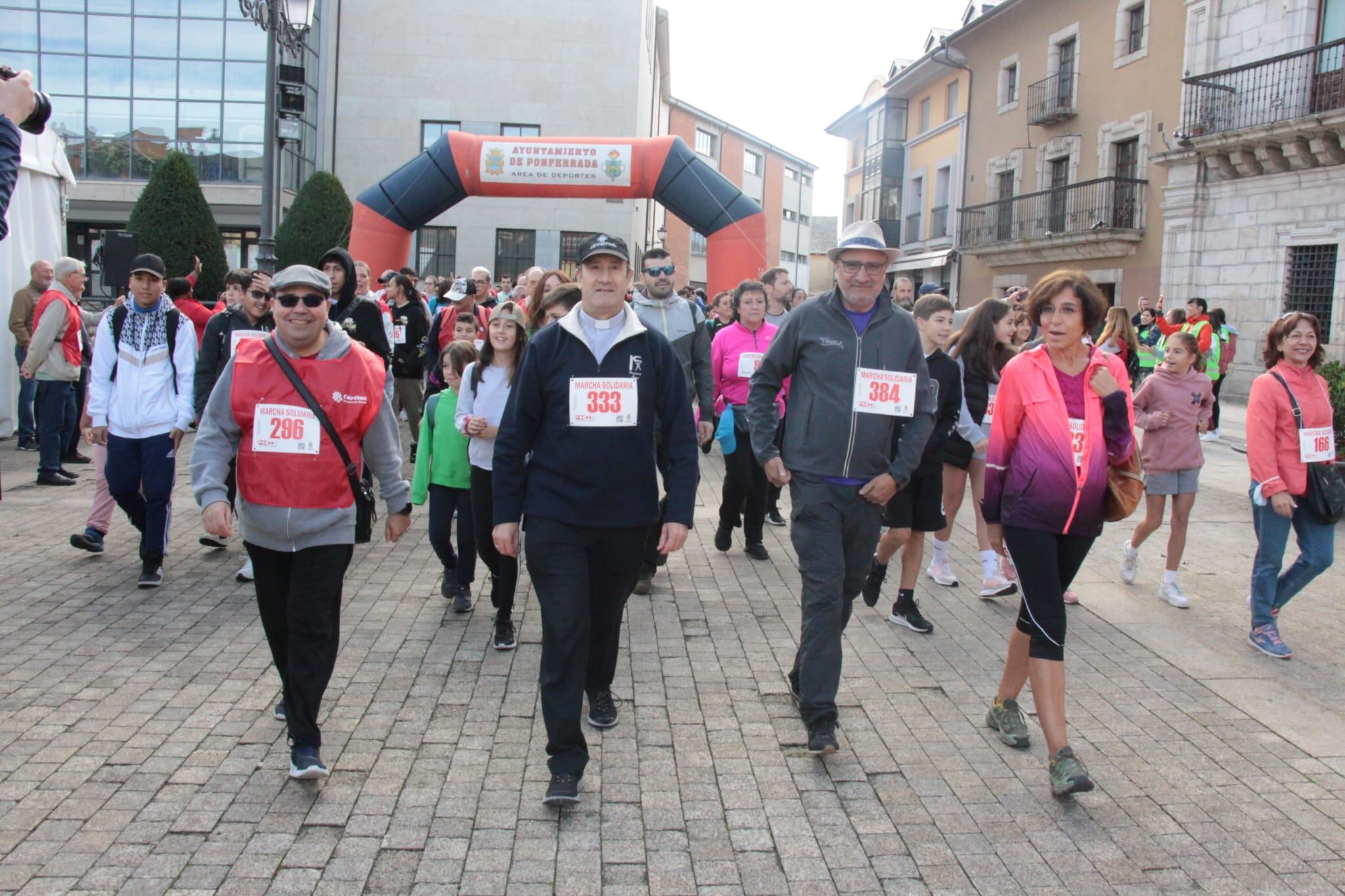 Salida de la Marcha Solidaria