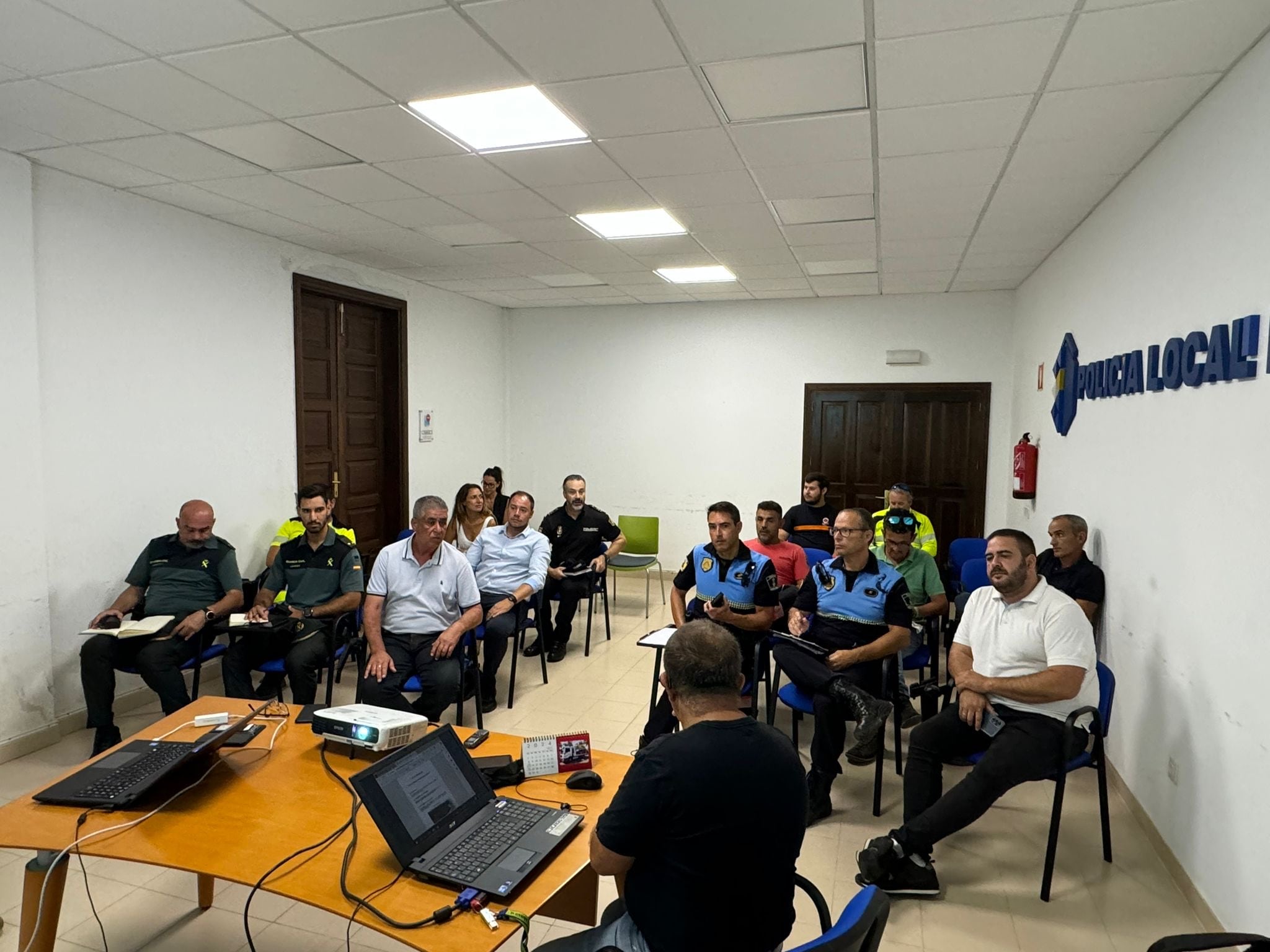 Junta de Seguridad del Ayuntamiento de Teguise.